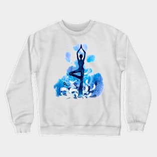 Yoga blue Crewneck Sweatshirt